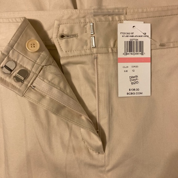 👡BCBGMAXAZRIA👡 Joey Pencil Skirt   NWT  Beige - Picture 4 of 12